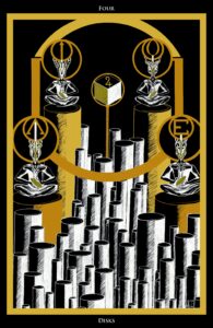 Four of Disks Tarot